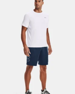 UNDER ARMOUR- T-SHIRT MEZZA MANICA SPORTSTYLE LOGO UPDATE SS BIANCA DA UOMO, 1382911_0100