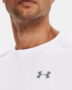UNDER ARMOUR -T-SHIRT MEZZA MANICA TECH 2.0 SS BIANCA DA UOMO, 1326413_0100