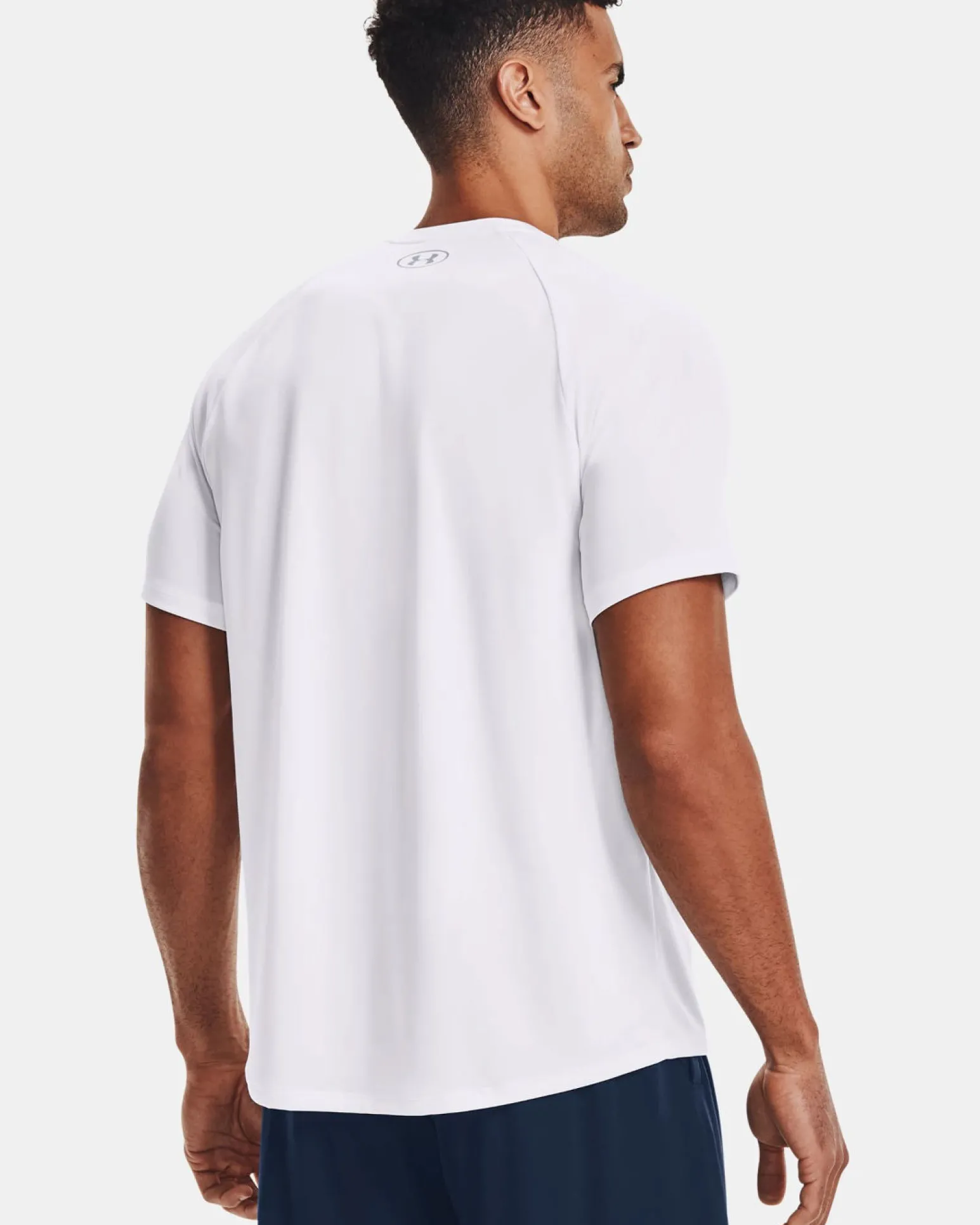 UNDER ARMOUR -T-SHIRT MEZZA MANICA TECH 2.0 SS BIANCA DA UOMO, 1326413_0100