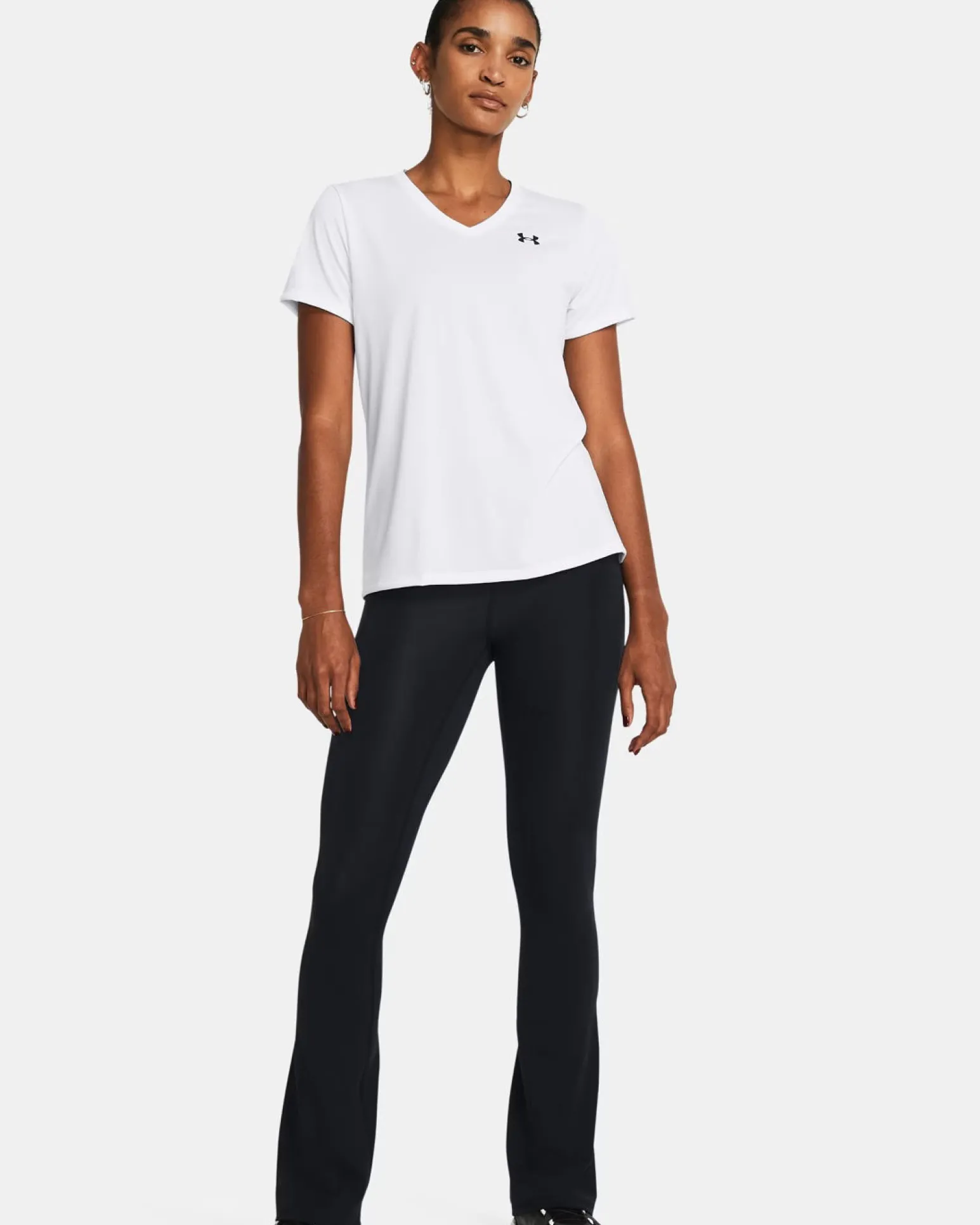 UNDER ARMOUR- T-SHIRT MEZZA MANICA TECH PIXELATE SSC BIANCA DA DONNA, 1384229_0100