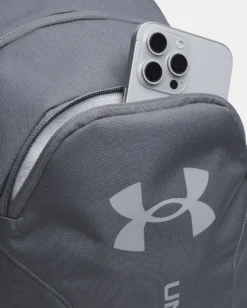 UNDER ARMOUR -ZAINO HUSTLE LITE BACKPACK GRIGIO, 6000399_0025