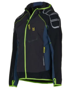 UNIVERS - GIACCA DA OUTDOOR COURMAYEUR NERA E BLU IDROREPELLENTE