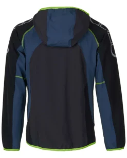 UNIVERS - GIACCA DA OUTDOOR COURMAYEUR NERA E BLU IDROREPELLENTE