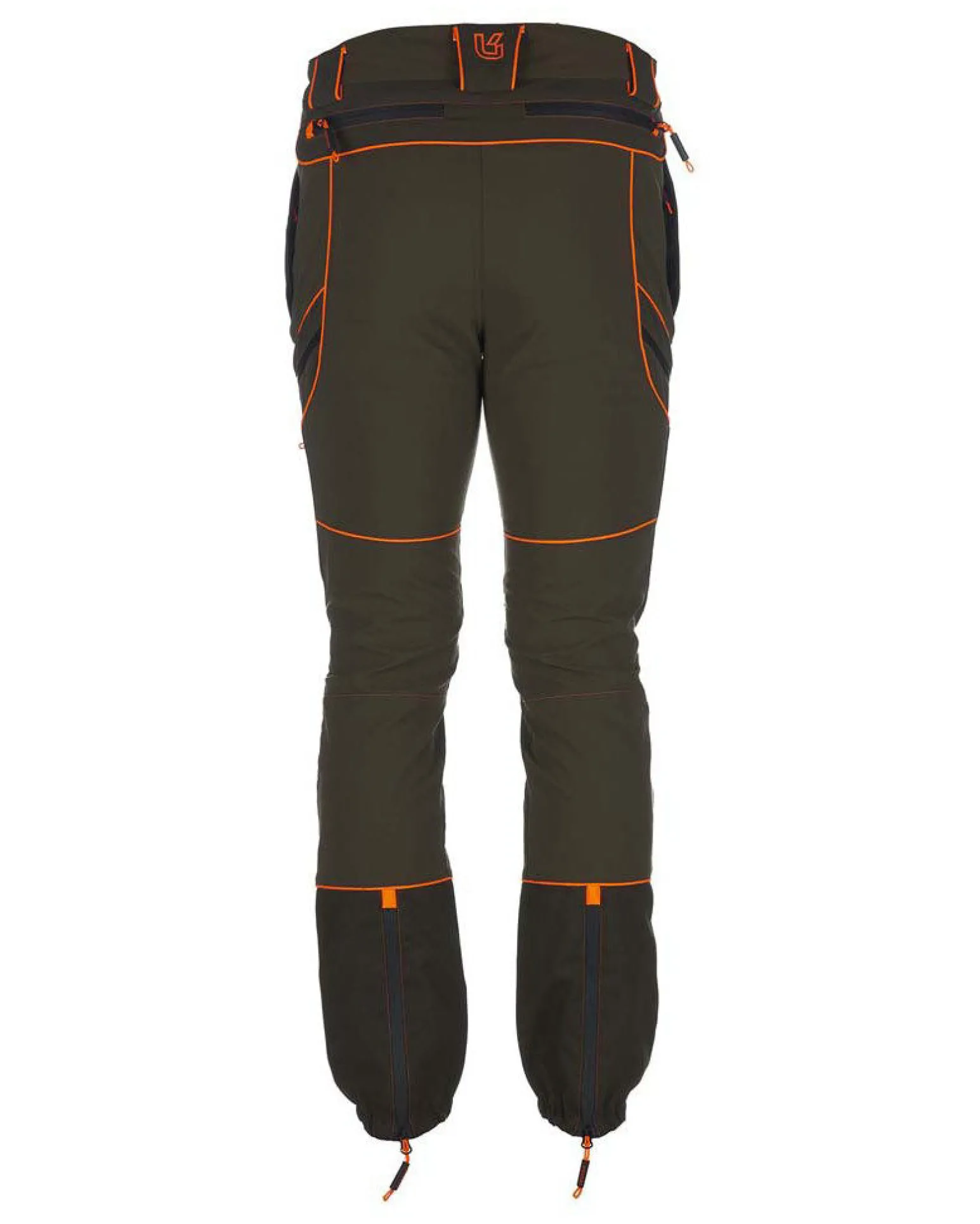 UNIVERS - PANTALONE MARILLEVA water repellent verde/arancio da uomo - 92601392