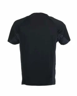 UNIVERS - T-SHIRT EXPLORER UOMO NERA CON INSERTI GRIGI