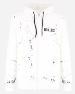 UOMO FELPA CON ZIP E CAPPUCCIO