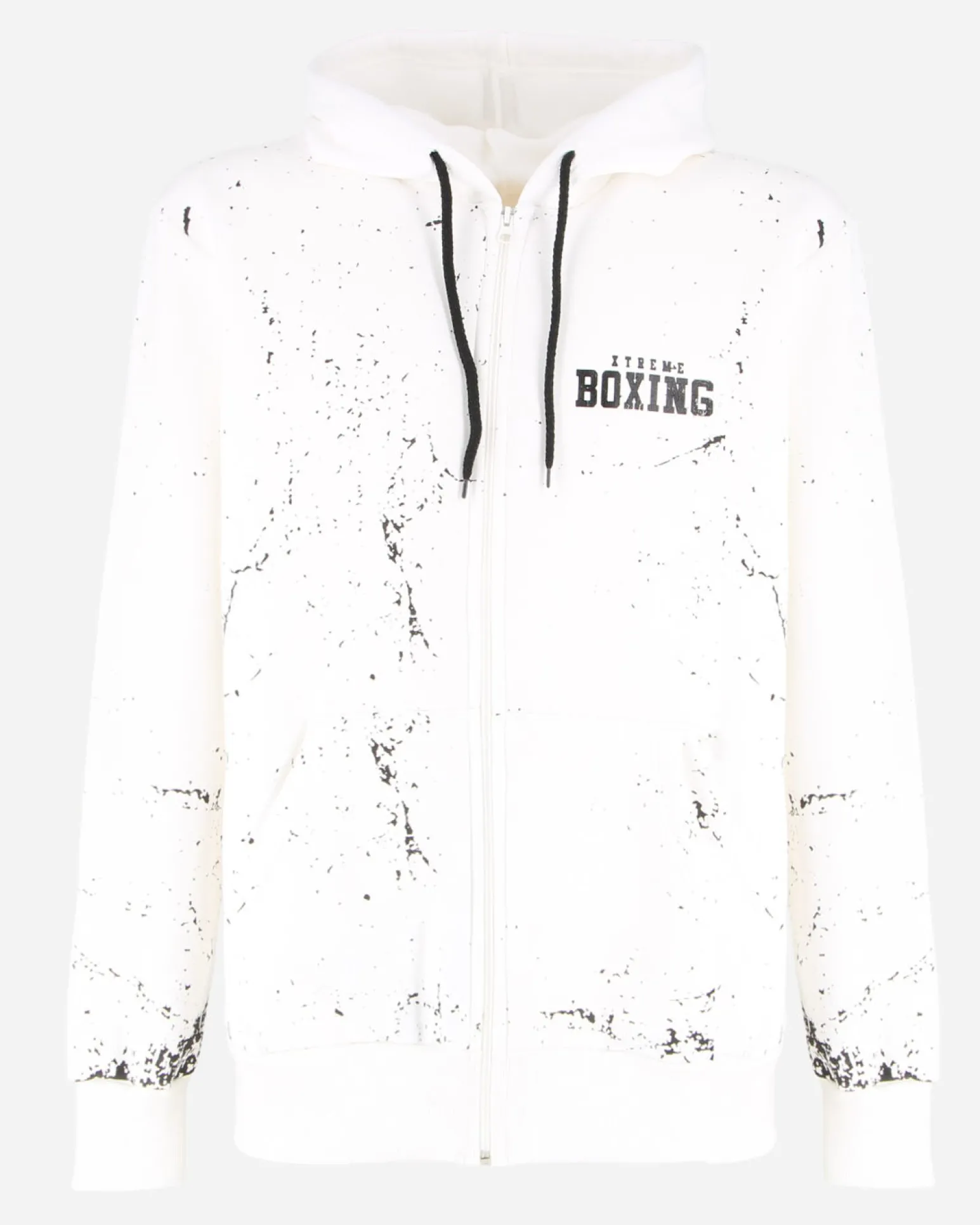 UOMO FELPA CON ZIP E CAPPUCCIO