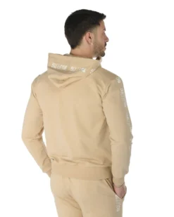 UOMO FELPA FULL ZIP CON CAPPUCCIO