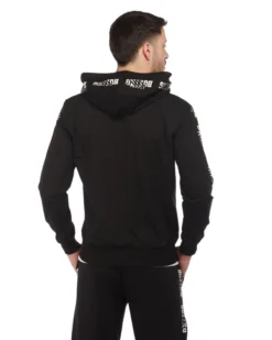 UOMO FELPA FULL ZIP CON CAPPUCCIO