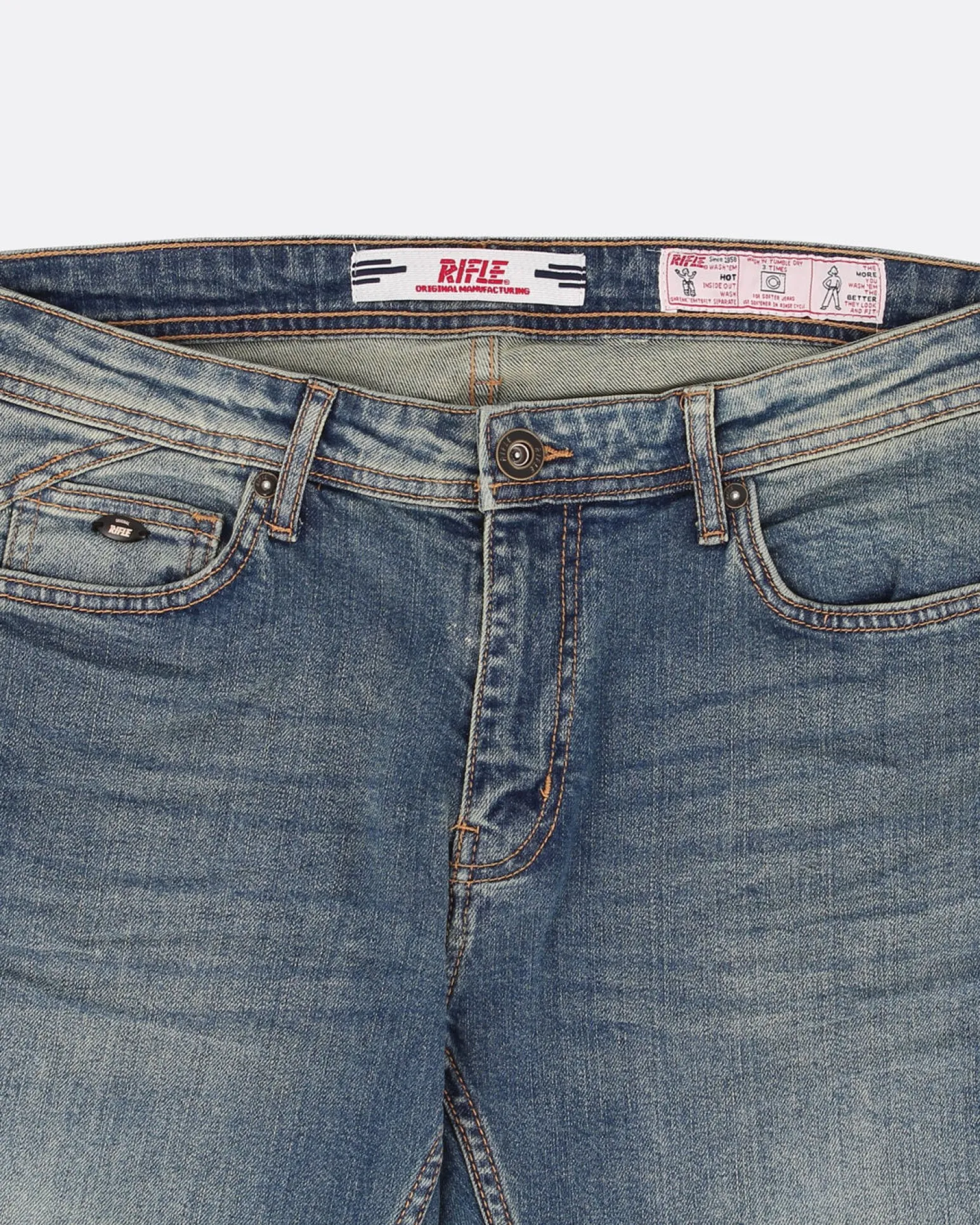 UOMO JEANS 5 TASCHE BAFFI 3 D