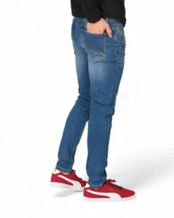 UOMO JEANS 5 TASCHE FELPA