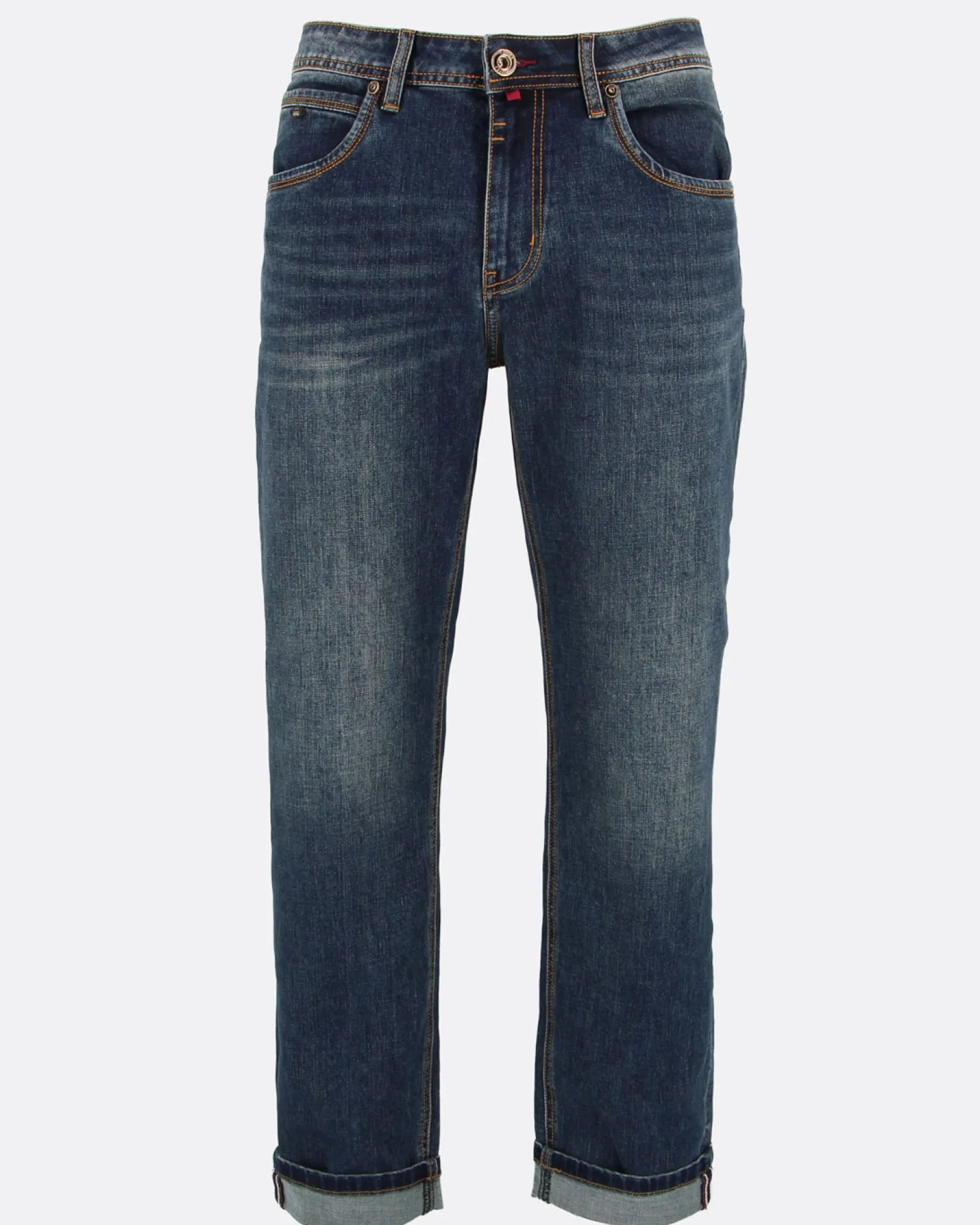 UOMO JEANS 5 TASCHE LAVATO SCURO
