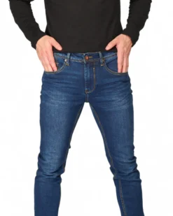 UOMO JEANS 5 TASCHE SABBIATO BAFFI