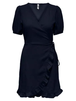 VESTITINO MEZZA MANICA SAY SS WRAP LINEN