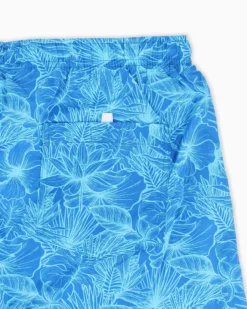 WAIKIKI RUN - BOXER MARE BLU CHIARO CON DETTAGLI GRAFICI CELESTI DA UOMO, MARTE