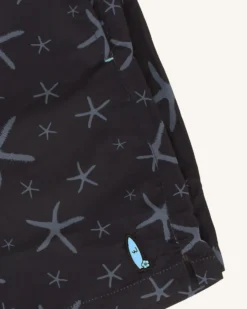 WAIKIKI RUN - BOXER MARE BLU CON DETTAGLI GRAFICI DA UOMO, DEVARON