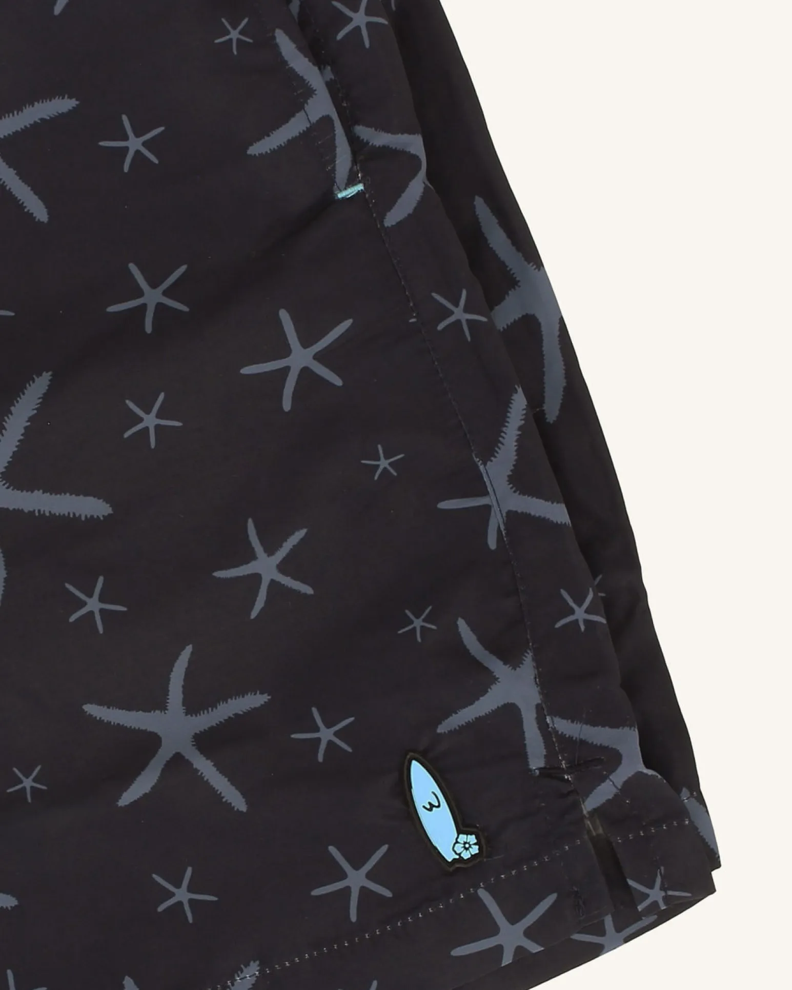WAIKIKI RUN - BOXER MARE BLU CON DETTAGLI GRAFICI DA UOMO, DEVARON