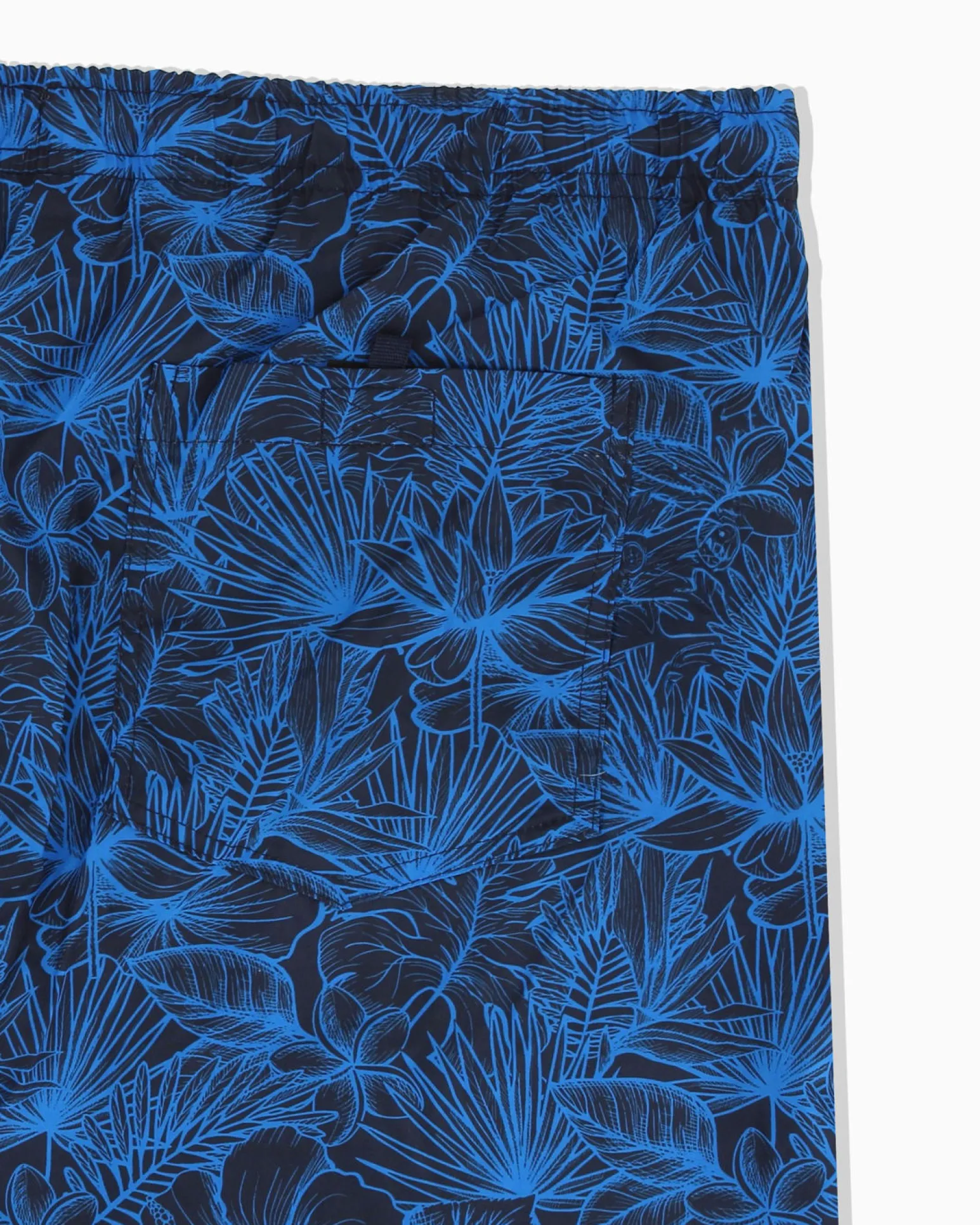 WAIKIKI RUN - BOXER MARE NERI CON DETTAGLI GRAFICI BLU SCURO ELETTRICI DA UOMO, MARTE