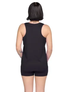 WAIKIKI RUN - CANOTTA SPORTIVA NERA  DA DONNA - IRMA