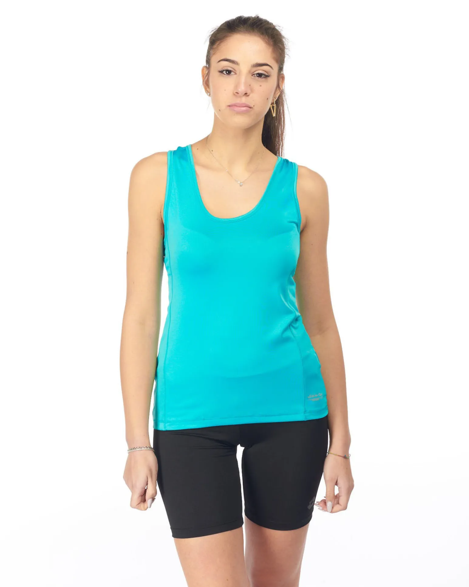 WAIKIKI RUN - CANOTTA SPORTIVA NERA DA DONNA - IRMA