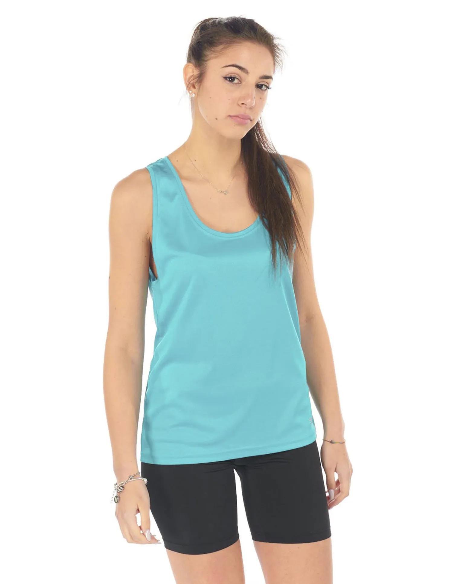 WAIKIKI RUN - CANOTTA SPORTIVA AZZURRA DA DONNA - ASIA