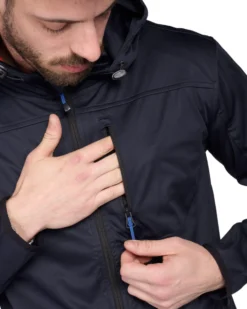 WAIKIKI RUN - GIUBBINO CON CAPPUCCIO BORTOLO SOFTSHELL - BORTOLO AU01777_A2050