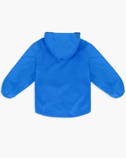 WAIKIKI RUN- K-WAY CON CAPPUCCIO BIMBO BLU ROYAL CON DETTAGLI BIANCHI E NERI - IDRO