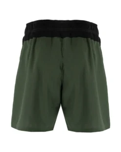 WAIKIKI RUN - PANTALONCINO DA RUNNING VERDE SCURO CON DETTAGLI NERI, RUFO