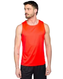 WAIKIKI RUN - SMANICATO DA RUNNING IN MESH TRASPIRANTE DA UOMO - ARMIDO AU01748_A0950