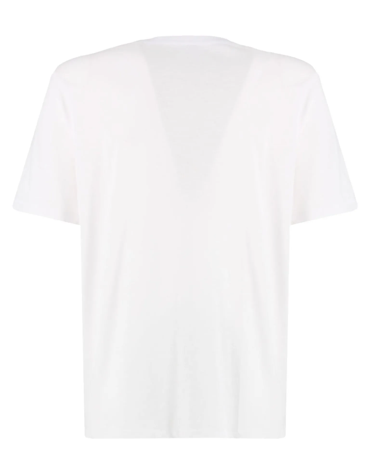WAIKIKI RUN - T-SHIRT MEZZA MANICA CON TASCHINO BIANCA CON DETTAGLI FLOREALI, URANIO
