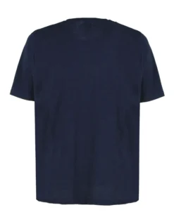 WAIKIKI RUN - T-SHIRT MEZZA MANICA BLU SCURA CON DETTAGLI A RIGHE BLU  DA UOMO - NETTUNO