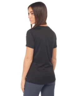 WAIKIKI RUN - T-SHIRT MEZZA MANICA NERA  DA DONNA - ISIDE