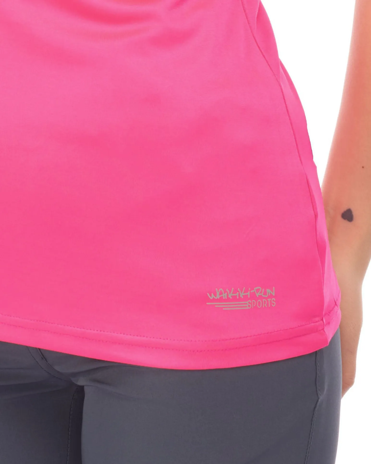 WAIKIKI RUN - T-SHIRT MEZZA MANICA SPORTIVA BLU ELETTRICO DA UOMO - ARGO