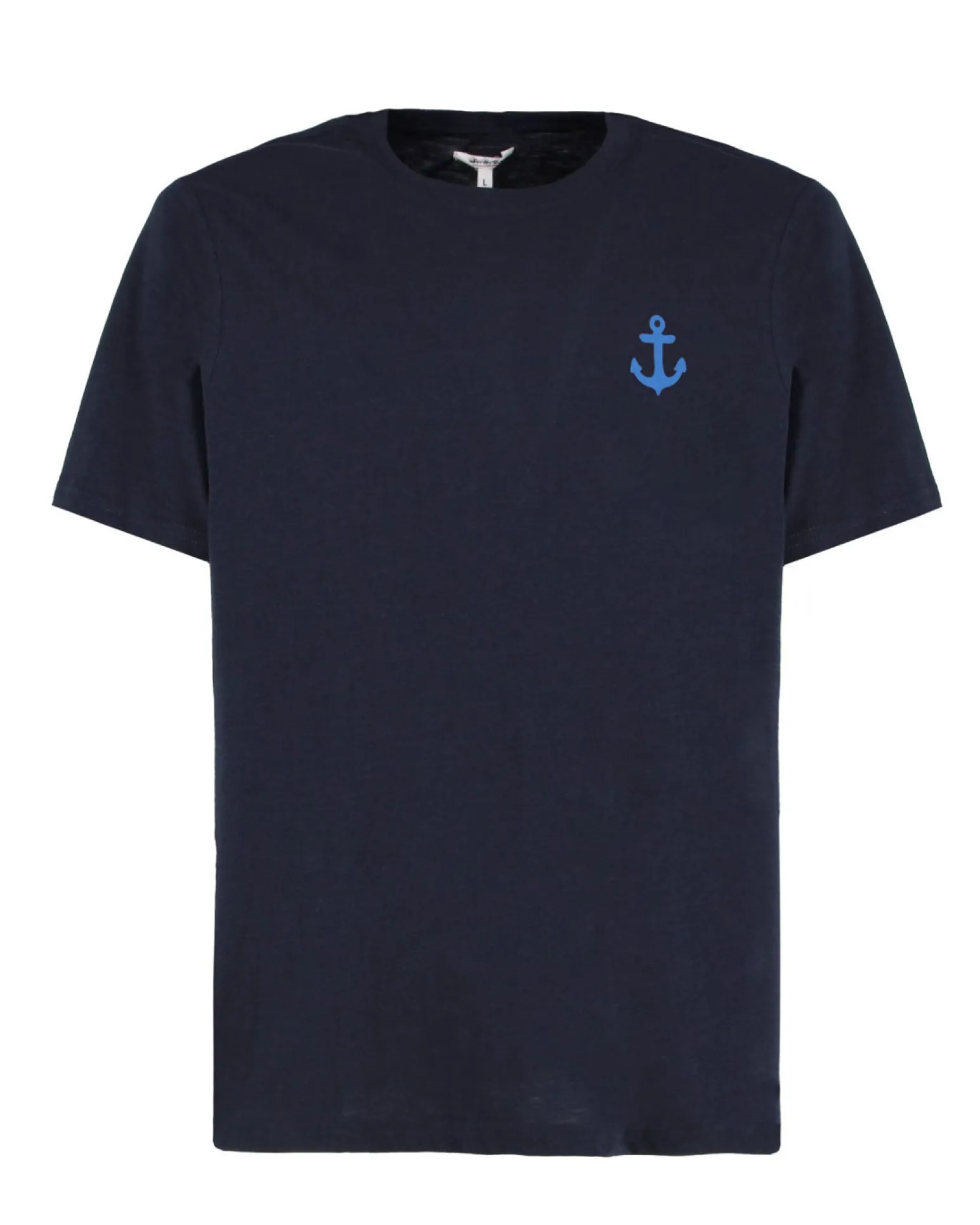WAIKIKI RUN - T-SHIRT MEZZA MANICA BLU CON DETTAGLI AZZURRI DA UOMO, VOMERE