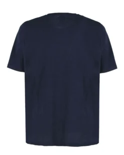 WAIKIKI RUN - T-SHIRT MEZZA MANICA BLU CON DETTAGLI AZZURRI DA UOMO, VOMERE