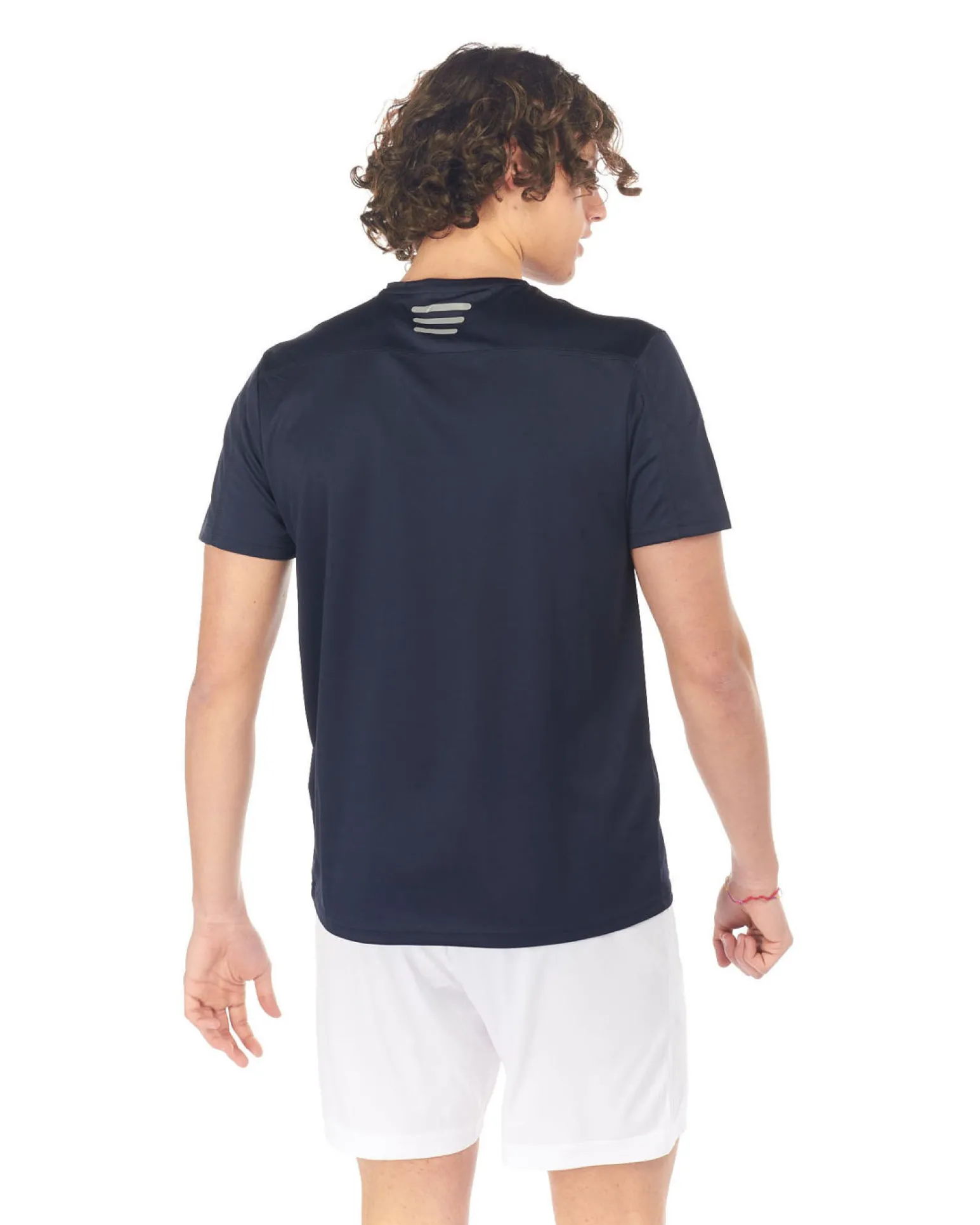 WAIKIKI RUN - T-SHIRT MEZZA MANICA SPORTIVA BLU SCURO DA UOMO - ARGO