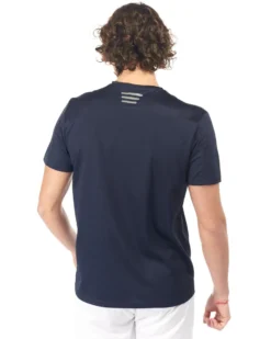 WAIKIKI RUN - T-SHIRT MEZZA MANICA SPORTIVA BLU SCURO DA UOMO - ARGO