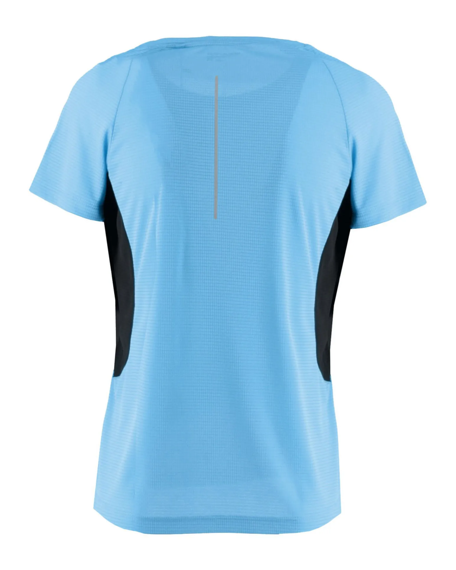 WAIKIKI RUN - T-SHIRT SPORTIVA JAQUARD WAFFLE IN MESH TRASPIRANTE VERDE FLUO E NERA DA UOMO - PEPE