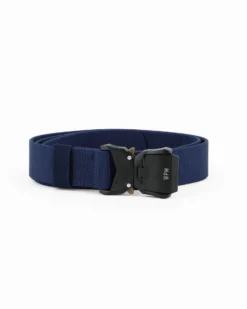 WAMPUM - Cintura tattica elasticizzata blu da uomo con scatola