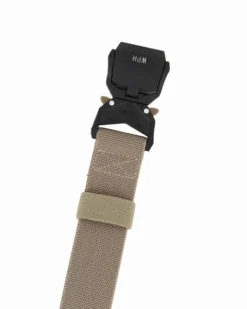 WAMPUM - Cintura tattica elasticizzata beige da uomo con scatola