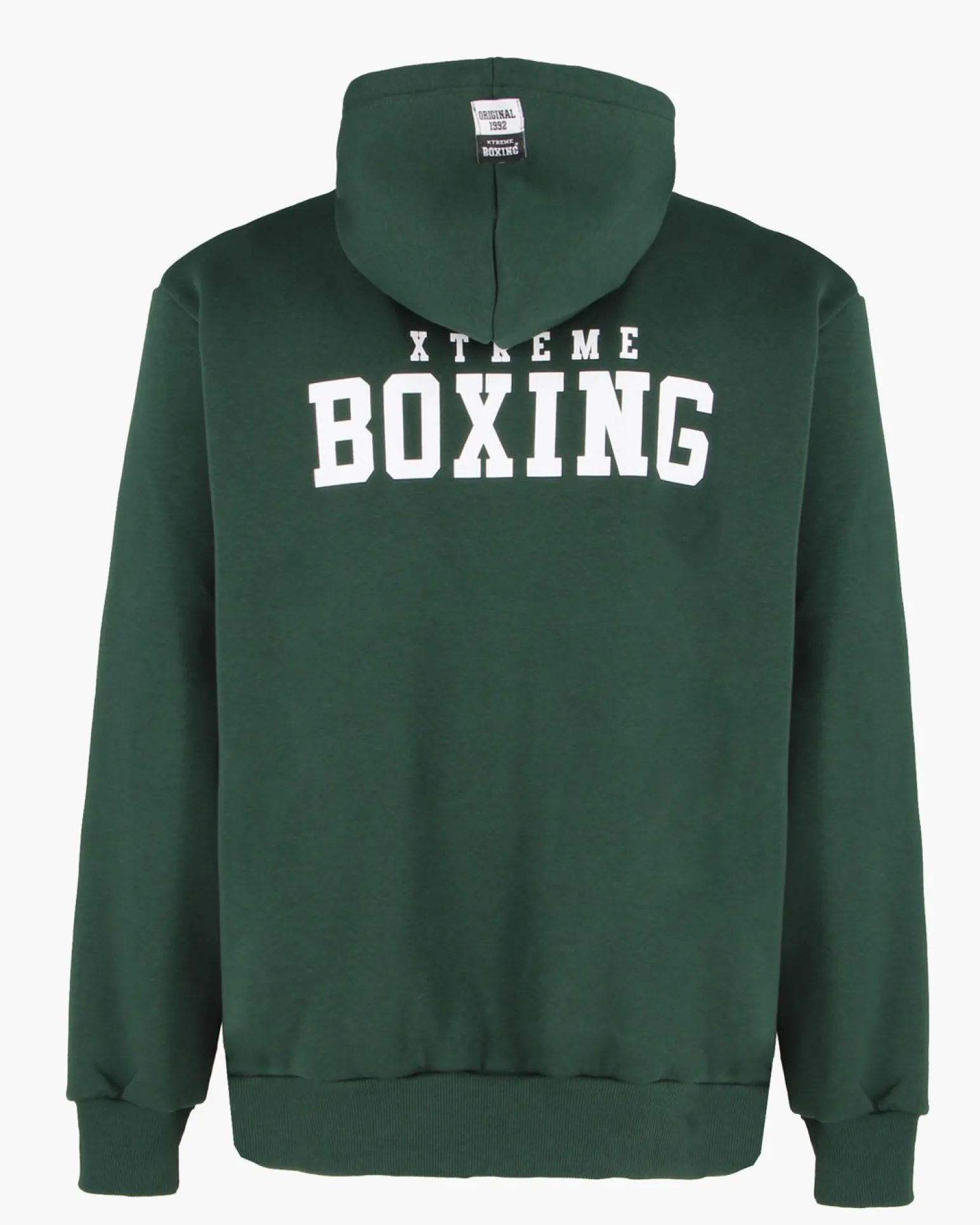 XTREME BOXING - FELPA CON CAPPUCCIO VERDE DA UOMO