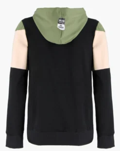 XTREME BOXING - FELPA VERDE/BEIGE/NERO DA DONNA FULL ZIP CON CAPPUCCIO