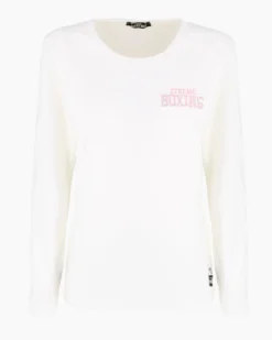 XTREME BOXING - MAGLIA BIANCA A MANICA LUNGA DA DONNA