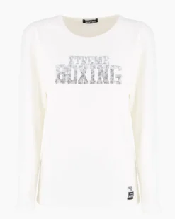 XTREME BOXING - MAGLIA BIANCA A MANICA LUNGA DA DONNA