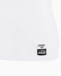 XTREME BOXING - TSHIRT BIANCA DA DONNA CON LOGO GLITTER