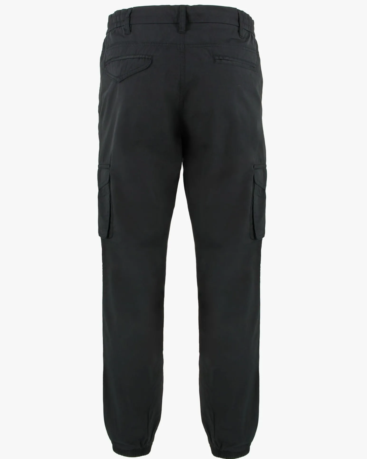 YELLOW DOG - Pantalone tasca america nero con coulisse