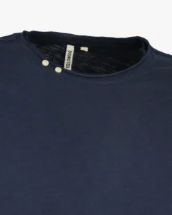 YELLOW DOG - Tshirt manica lunga basic blu da uomo