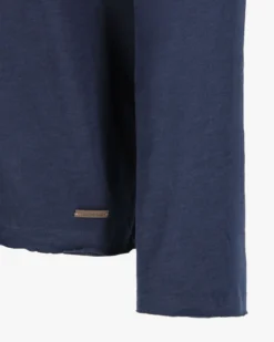 YELLOW DOG - Tshirt manica lunga blu